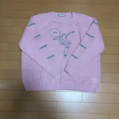 jouetie THRASHERコラボピンクニット