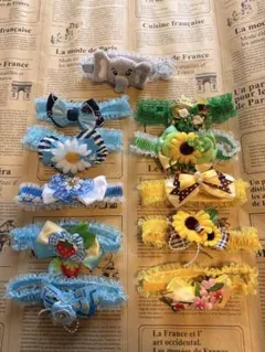 犬用リボンアクセサリーセット 11個