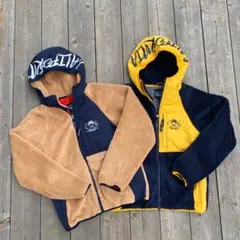 プレゼントに☆LUSSO SURF フリースジャケット　イエロー　Sサイズ