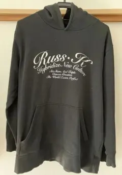 Russ-K パーカー ラスケー　パーカー　メンズパーカー　ブラック