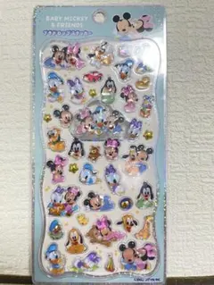 即日発送！【正規品】ディズニー　プチドロップステッカー　ベビーミッキー&フレンズ