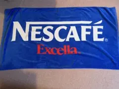 Nescafé Excella ビーチタオル （大判）青　バスタオルのサムネイル