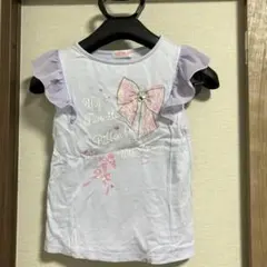 mezzo piano リボンプリント Tシャツ 140