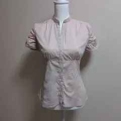 ZARA WOMAN ザラウーマン 薄いピンクのパフスリーブシャツのサムネイル