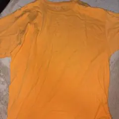 Champion XL オレンジ Tシャツ