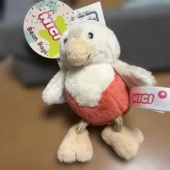 【未使用・新品タグ付き】NICI ぬいぐるみキーホルダーニキ　鳥 バードのサムネイル