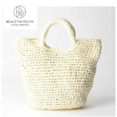 BEAUTY&YOUTH UNITED ARROWS かごバッグ ホワイトのサムネイル