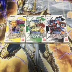 デジモンカード　スタートデッキ　ムゲンブラック　ヘブンズイエロー　ギガグリーン