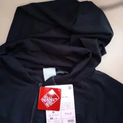 ワークマンUVプロテクト ブラック フルジップパーカー M