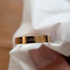 ゆ*ゆ様 Calvin Klein ゴールドリング L10　２１号のサムネイル