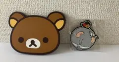 リラックマ&トム　ダイカットラバーコースターセット