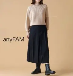 anyFAM【洗濯機可能】ソフトアクリル求心ニット