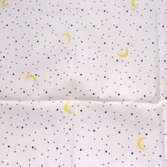 星と月のデザイン生地　デコレクションズ　防水コットン