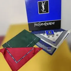 Yves Saint Laurent ハンカチ 3枚セット