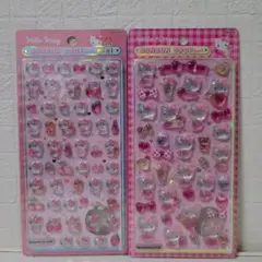 【国内正規品】ボンボンドロップシール　キティ第二弾＆ミニ　2種SET