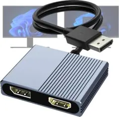 DP to HDMI/DP 変換アダプタ 4K60Hz