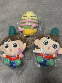 新品タグ付 おじゃる丸 ボイスぬいぐるみマスコット 3点セット
