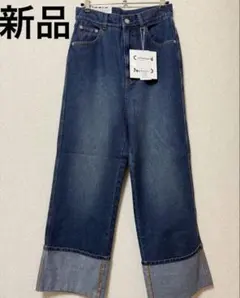 【新品】<CITEN>ロールアップデニム　LT.BLUE Mサイズ