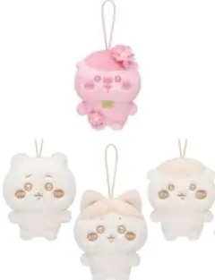 セット　ぬいぱれっと　ちいかわ　さくらいろ　ミルクいろ　ハチワレ　くりまんじゅう