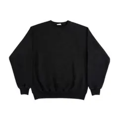 90s Hanes ヘインズ USA製 無地スウェット ブラック XL ラグラン