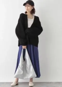 GLOBAL WORK リッチライトアゼニットカーディガン