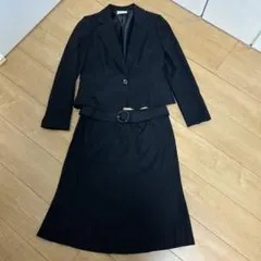 黒 スーツ レディース タイトスカート付き　13号