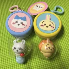 ちいかわ　まんまるミニシリコンポーチ　フィギュア　4点セットのサムネイル