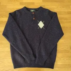 NEW YORKER ネイビー ニットセーター L