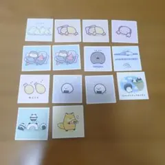 なんでもいきもの　キャラクターシール 14点セット　ステッカー