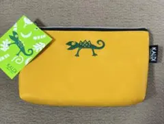 【未使用】 カルディ カカオの森 トカゲ ポーチ 未使用 未使用のサムネイル
