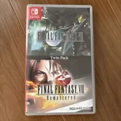 Switch ファイナルファンタジー　7、8 リマスター　ツインパック