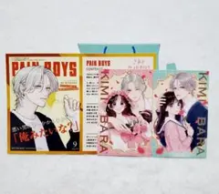 きみとバラ色の日々 2巻　【特典のみ】　3点セット