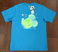 ユニクロ ディズニー ミッキーフェイス UT 半袖 メンズMブルー【新品未使用】