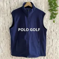 POLO GOLF（ポロゴルフ）フリースベスト ネイビー Lサイズ