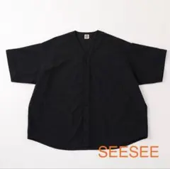 SEESEE シーシー ナイロン ベースボールシャツ 黒 ブラックsee see 2026年最新】see see nylon baseball shirtsの人気アイテム - メルカリ