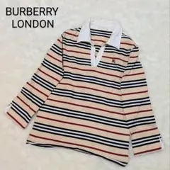 BURBERRY LONDON バーバリー ポロシャツ カットソー 八分袖