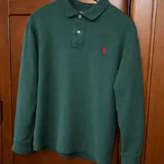 90s　常田大希着 ラルフローレン 長袖 ポロシャツ ラガーシャツ