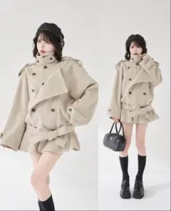 darich ダーリッチ ドロップショルダージャケットコート - メルカリ
