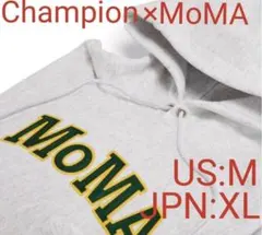 Mサイズ Champion MoMA チャンピオン モマ フーディー パーカー