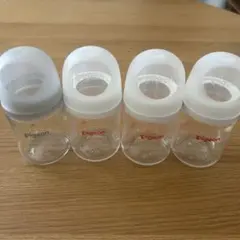 ピジョン 母乳実感 ガラス 160ml 4本セット Sheer含む 乳首なし