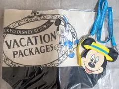 【ディズニー2点セット】バケーションパッケージ トートバッグ・チケットホルダー
