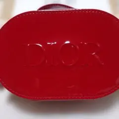 【新品★未使用】Dior ノベルティ★エナメルポーチ★レッド