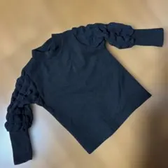 黒　長袖カットソー 90サイズ