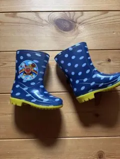 アンパンマン 美品　水玉模様 レインブーツ 14cm