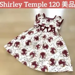 Shirley Temple パイ柄　ワンピース 120cm ノースリーブ　赤