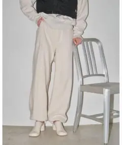 TODAYFUL Drawstring Wool Pants -ECRU