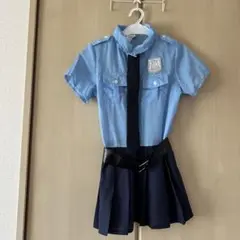 警察官　帽子付き　ハロウィン　仮装　7点セット
