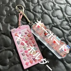 キーボードキーホルダー　カチカチ　ASMR アクリルチャーム付き