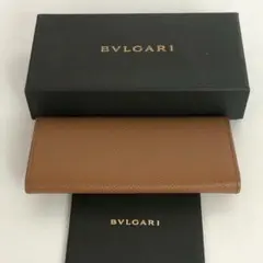 BVLGARI キーケース 6連 ブラウン - メルカリ