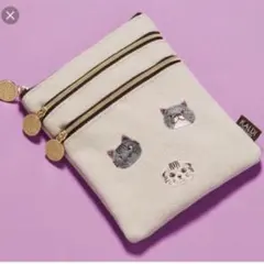 カルディ ネコの日バッグ 2026 プレミアム 3段マルチポーチ